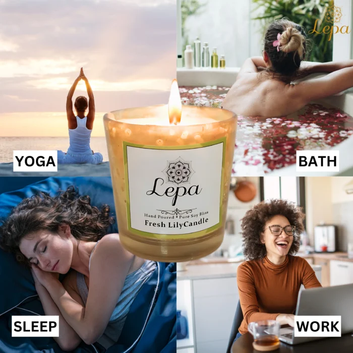Solo glow ( Fresh Lily Candle) - Image 5