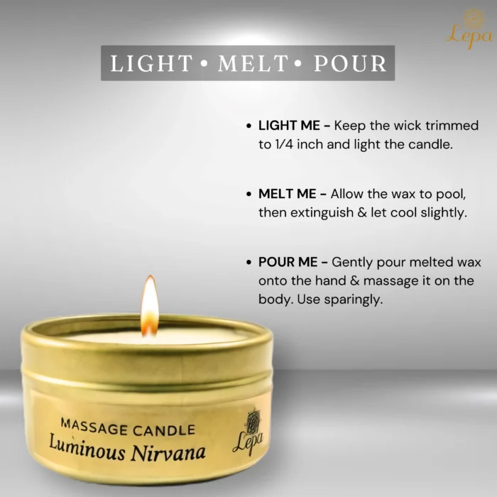 Massage Candle - Luminous Nirvana - Image 4