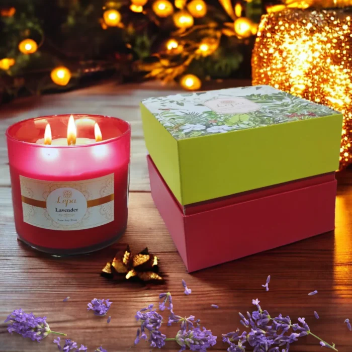 Elegance - Lavender Soy Candle - Image 2