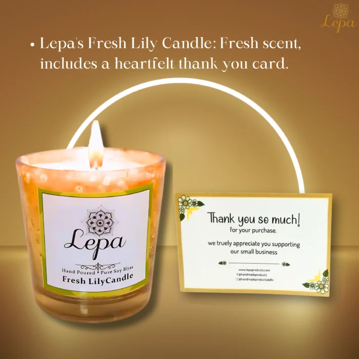 Solo glow ( Fresh Lily Candle) - Image 3