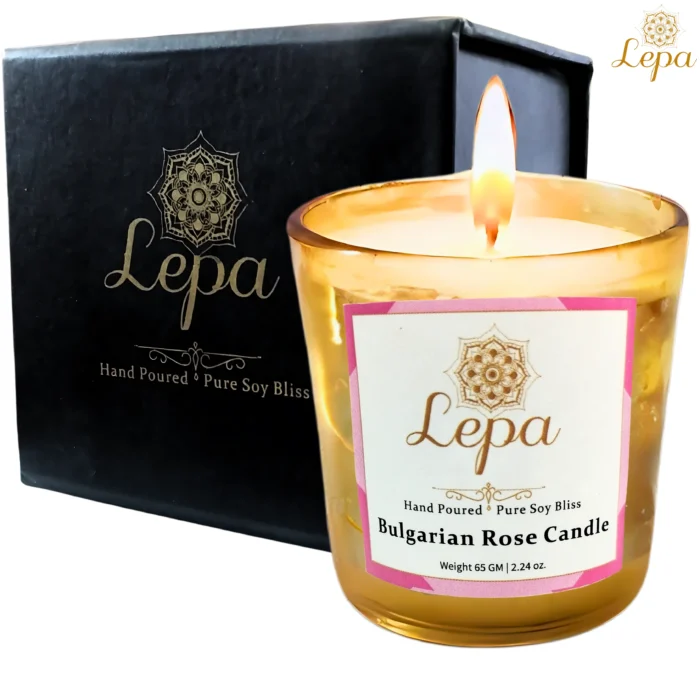 Solo glow ( Bulgarian Rose Candle) - Image 2