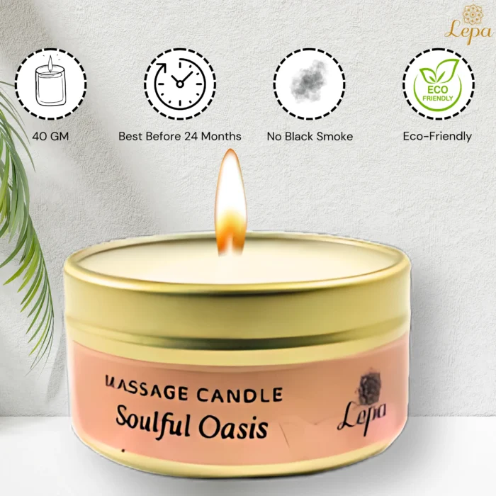 Massage Candle - Soulful Oasis - Image 2