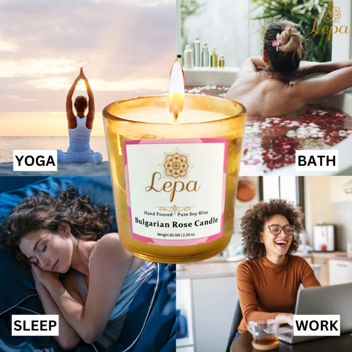Solo glow ( Bulgarian Rose Candle) - Image 5