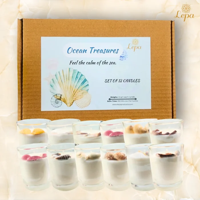 Ocean Treasure Candle Set of 6 - Image 3