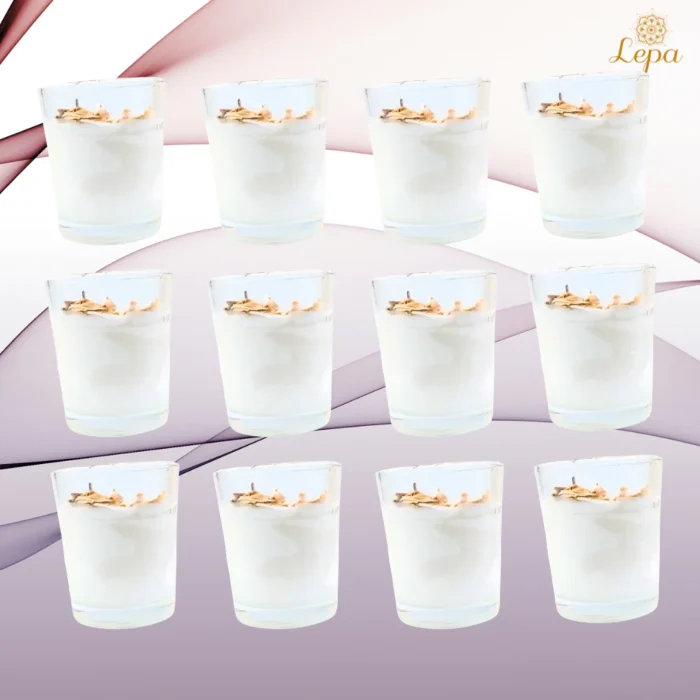 Floral Essence Candle Set – Deluxe Edition Set of 12 - Image 3