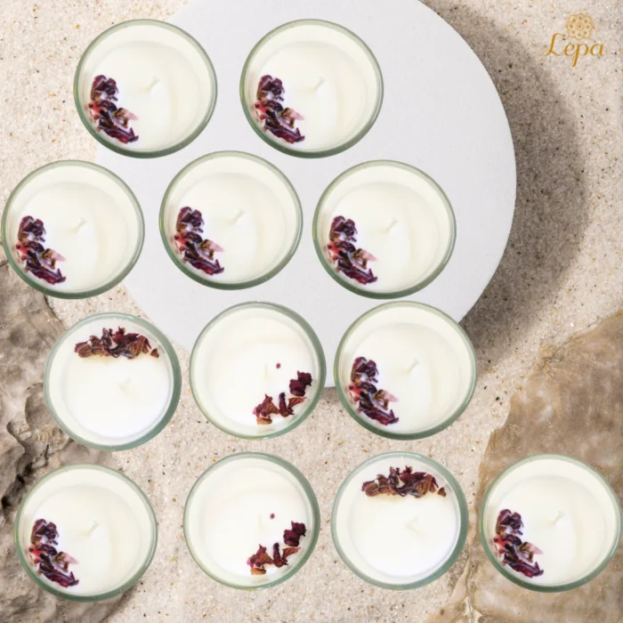 Floral Essence Candle Set – Deluxe Edition Set of 12 - Image 2