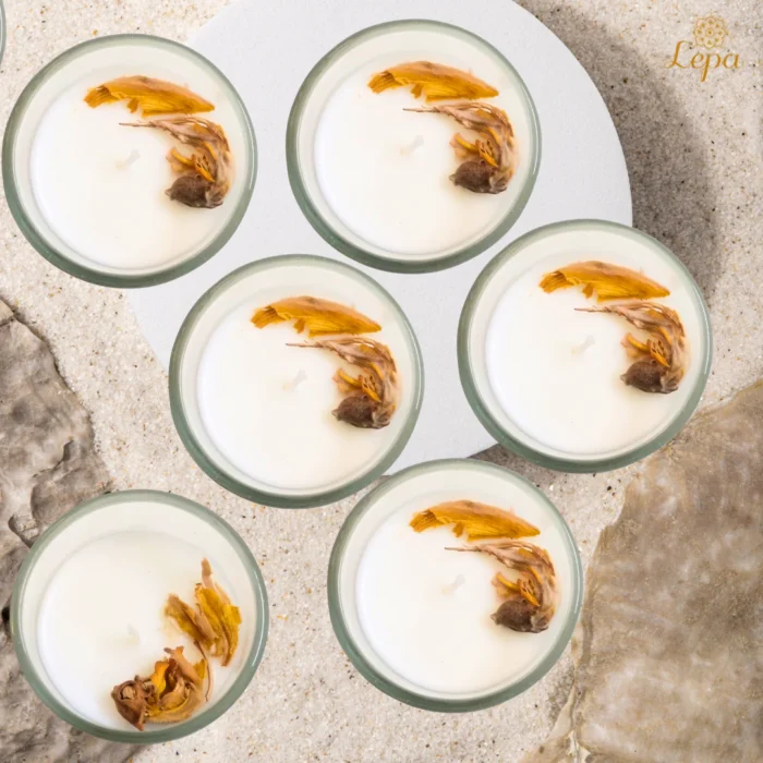 Floral Essence Candle Set – A Blooming Delight in Every Glow set of 6 - Image 2