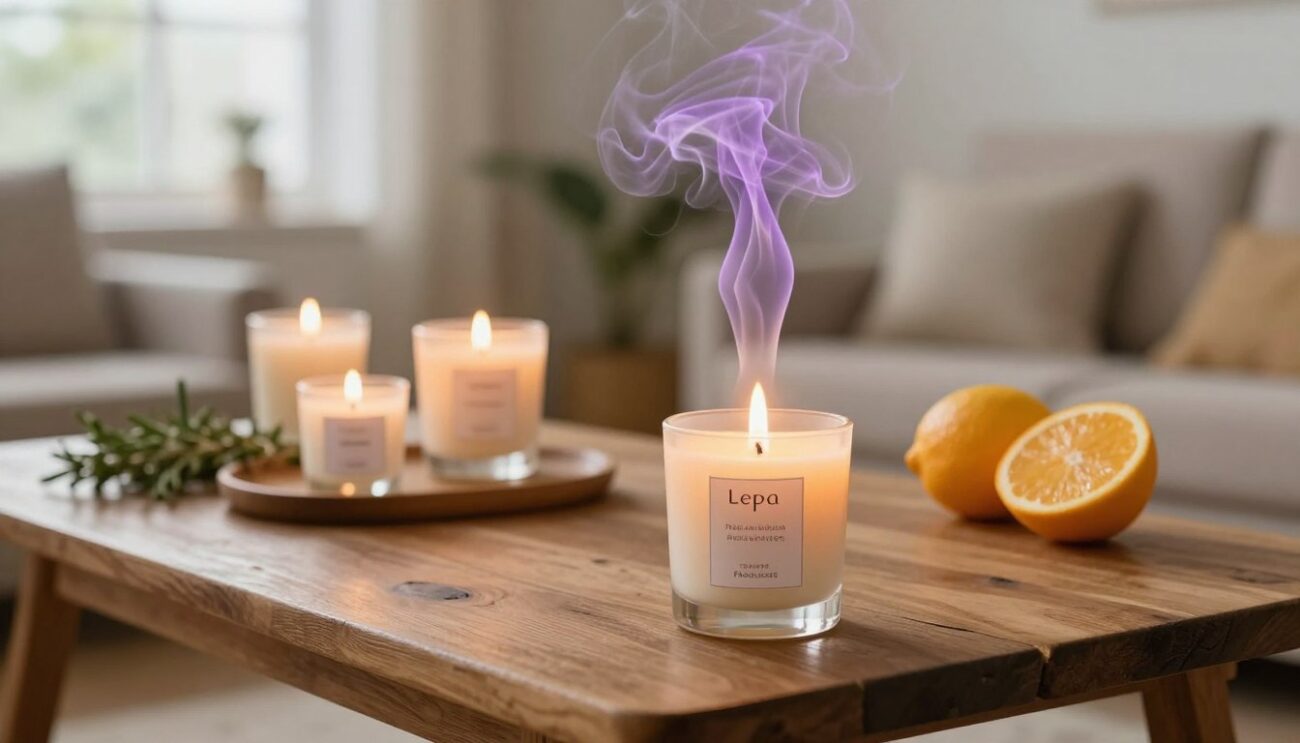 candle scent diffusion