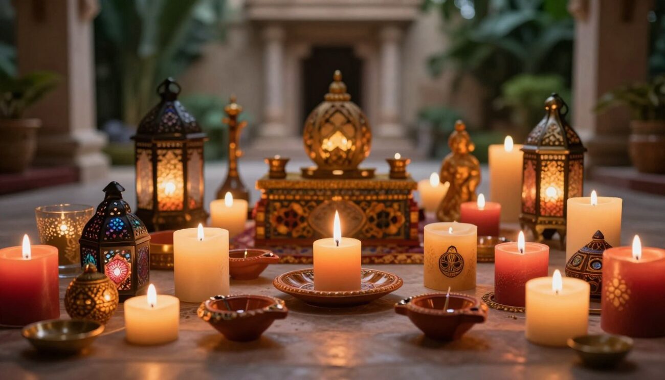 candles in rituals across cultures