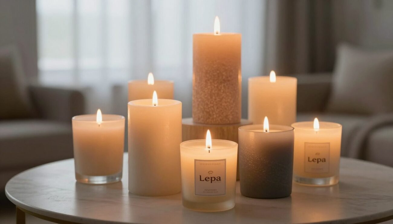 clean burning candles