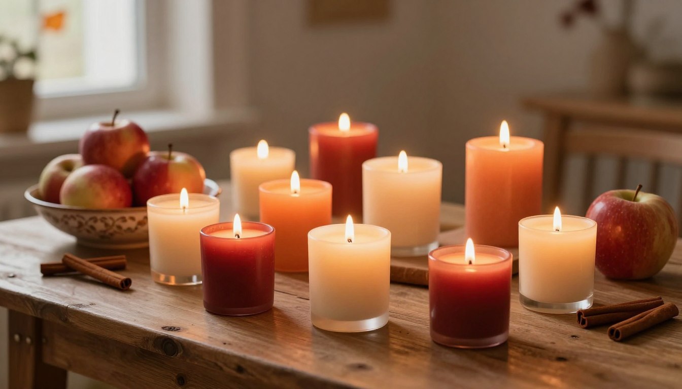 What are the best brands for apple cinnamon aroma candles?