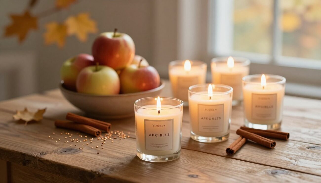 budget-friendly apple cinnamon candles